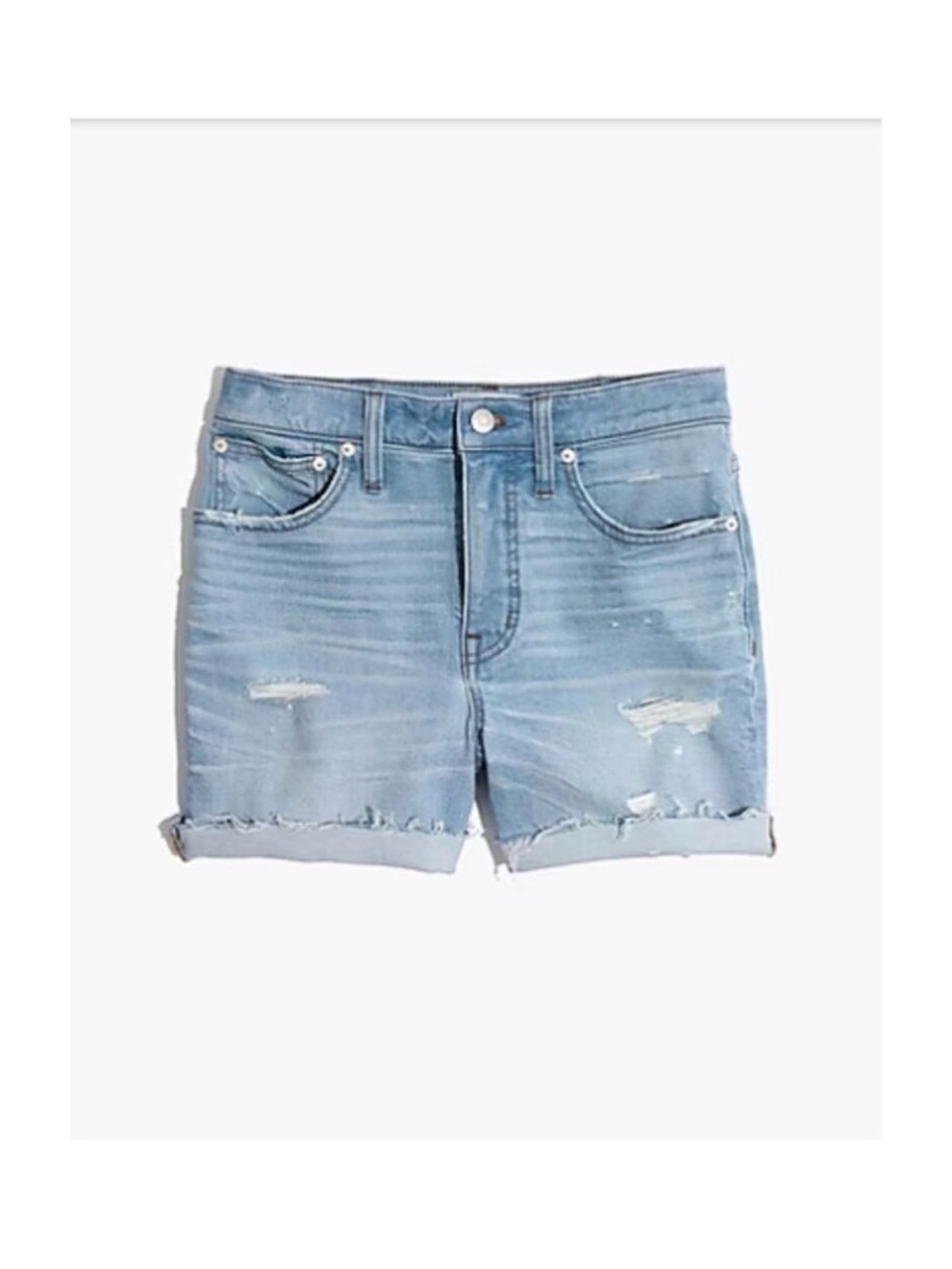 Madewell High Rise Denim Shorts- Posey Wash- J0526